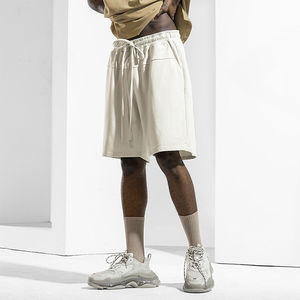 Pantalones Cortos de Algodón 100% Suave, Pantalones Cortos de Felpa Francesa, Pantalones Cortos Deportivos de Alta Calidad con Tirantes Largos, Pantalones Cortos hasta la Rodilla para Niños - Product Image 6