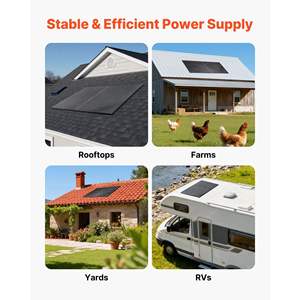 2 panneaux solaires monocristallins 400W, module PV mono à haute efficacité 23%, stable pour sortie MC4, aluminium, étanche IP65 pour - Product Image 6