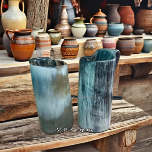 Food <b>Safe</b> Ox Horn Viking Drinking Mug Eco-Friendly Animal Style Hotel Home Use Drinking Horn Mug at Wholesale Prices - Product Image 2