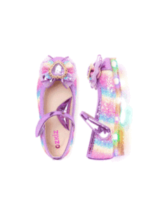 Zapatos de Vestir Estilo Coreano OZKIZ con Forma de Corazón para Niñas de 2 a 6 Años, Material Plástico, Moda Infantil para Primavera/Otoño, Venta al Por Mayor - Product Image 1