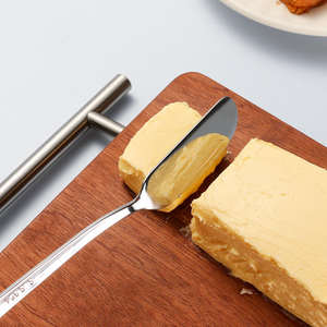 Planche à fromage en acier inoxydable, coupe-beurre, outil de cuisine pour la préparation et le service des aliments à la maison ou au restaurant, usage professionnel, manuel, pro - Product Image 2