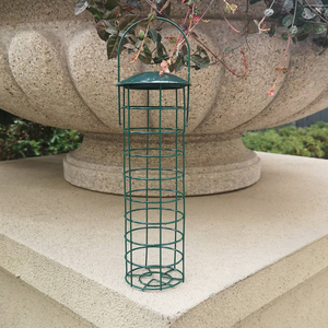 Mangeoire à oiseaux en métal rétro suspendue anti-écureuil, design unique, la plus vendue en 2024, pour la décoration intérieure - Product Image 1