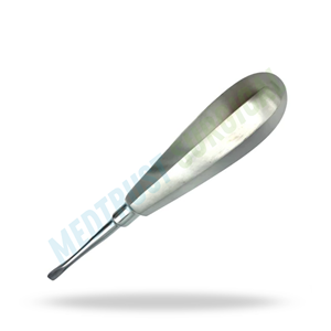 Élévateur dentaire incurvé arqué 5 mm, taille standard, instrument chirurgical dentaire pour la séparation des dents par oscillation et coupe - Product Image 4