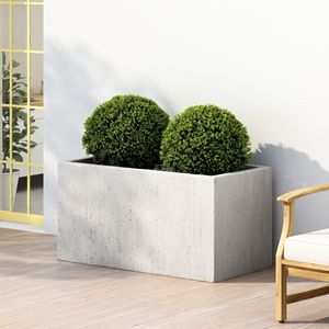 Macetero Cuadrado Grande para Exteriores de MGO para Flores y Plantas - Product Image 1