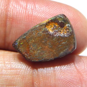 Ópalo Boulder Australiano Hecho a Mano, Piedra Natural de Ópalo Boulder Koroit Australiano, Cabujón Suelto para Joyería, Gema - Product Image 3