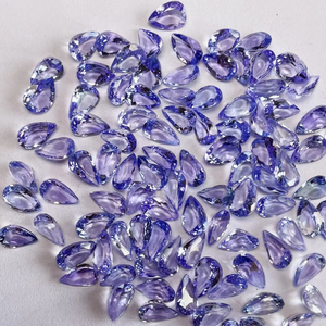 Tanzanita natural tallada en forma de pera de 7*5 mm, 64.18 quilates, calidad AAA, brillo AAA y color agradable, perfecta para cualquier creación de joyería a precio económico. - Product Image 2