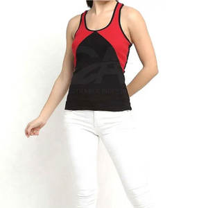 Camiseta sin mangas acanalada para mujer, top corto casual de verano, sexy, con cuello redondo, suave y elástica - Product Image 4