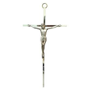 Support de lampe à huile Diya traditionnel en laiton en forme de croix du Kerala pour la décoration intérieure et les cadeaux d'église - Product Image 4