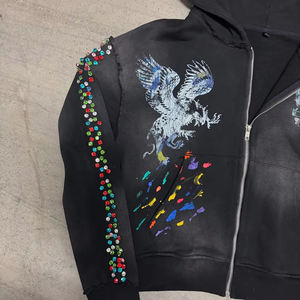 เสื้อฮู้ดดี้สตรีทแวร์คุณภาพดีที่สุดสำหรับฤดูหนาวปี 2026  รับสกรีนโลโก้ เสื้อฮู้ดดี้ทรงหลวมสำหรับผู้ชาย ราคาขายส่ง - Product Image 2