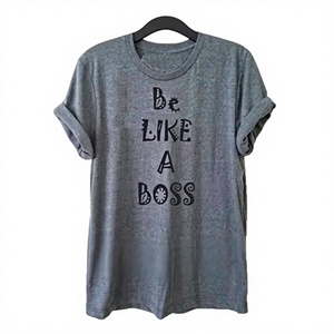 Prix d'usine T-shirt à manches courtes en coton respirant tricoté imprimé sur mesure avec col rond Option grande taille fabriqué en Inde - Product Image 1