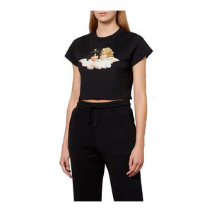 T-shirt court oversize en jersey de coton pour femme, coupe décontractée, mode estivale, vente en gros 2026 OEM - Product Image 4