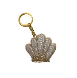 Beautiful Handmade Glass Beads Embroidery Charm <b>Keychain</b> Gift Trendy Embroidered Seed Bead <b>Keychain</b> for Purse Decoration - Product Image 1