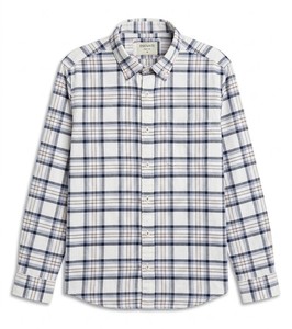 Chemise en coton tissé respirante unisexe décontractée à manches longues boutonnée à double boutonnage coupe classique à carreaux Enovate pour l'été - Product Image 1