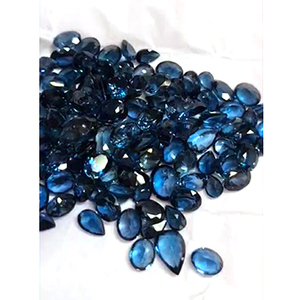 104 piezas de topacio azul de Londres natural, 7x9, 10x8mm ovalado, 8x6, 12x8mm con facetado de pera, 235 ct, Iroc Sales December, gemas talladas, US$658 en total - Product Image 1