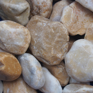 Galets jaunes de Sienne 25-40mm - Non montés - Product Image 2