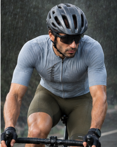Men Cycling Jersey Short Sleeve <b>Light</b> Grey Breathable Quick Dry Polyester Customized Team <b>Name</b> Rear Pocket Outdoor Riding Wear - Product Image 6