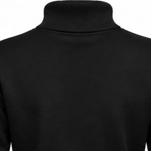 Sudadera de cuello alto negra con gráfico de la hermandad griega Sigma Gamma Rho para mujer, jersey informal de manga larga estilo universitario y urbano - Product Image 5