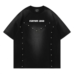 Custom Printed Oversized <b>Men's</b> T-Shirt Red Short Sleeve O-Neck Casual Jersey Cotton Style High Quality <b>Men's</b> t-Shirts - Product Image 4