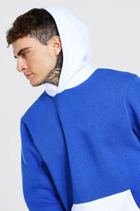 Ventes en gros de survêtements pour hommes en molleton à capuche surdimensionnés personnalisés pour l'hiver, ensemble deux pièces - Product Image 5