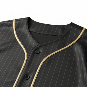 Maillot de baseball vierge personnalisé de haute qualité en tissu mesh, entièrement boutonné, uniforme d'équipe uni, hauts de gamme, fabricant en gros - Product Image 6