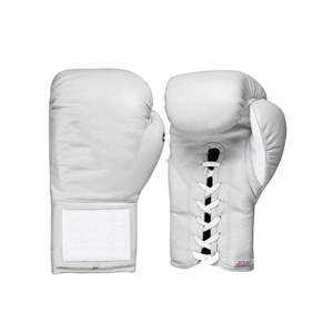 Five B Custom Boxing Competition Gloves Lace Up Genuine Leather Antislip Anti Impact Professional Boxing Equipment Manufacturer - Product Image 5