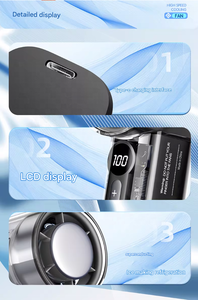 พัดลมพกพาไร้ใบพัด X05 โปร่งใส ดีไซน์เมคคา ความเร็วสูงพิเศษ ระบบระบายความร้อน มินิแคนนอน สำหรับเดินทางกลางแจ้ง ใช้งานง่ายด้วยปุ่มกด แรงลมเทอร์โบทรงพลัง - Product Image 5