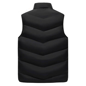 Gilet en Laine de Haute Qualité pour Homme – Nouvelle Collection Automne Hiver – Couleur Unie, Sans Manches, Coupe Ample, Simple, Imperméable, Style Hip - Product Image 6