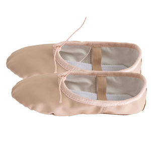 Chaussons de danse en satin doux personnalisés pour femmes, talon plat, doublure en coton, semelle en caoutchouc, pour entraînement et performance, emballage en gros - Product Image 4