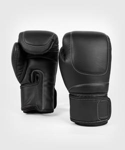 Guantes de entrenamiento de boxeo de cuero profesional, transpirables, de tela suave, con cierre de gancho y bucle, unisex - Product Image 1