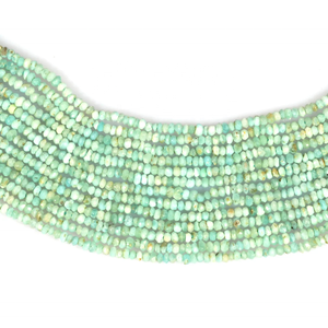 Larimar perles rondelle à facettes 3mm perles Larimar perles Larimar naturel - Product Image 5