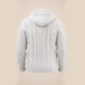 Sweat-shirts à capuche décontractés pour hommes, imprimés, à manches longues, en tricot, 100 % coton jersey, avec poche, écologiques, pour l'hiver – Vente en gros à prix réduit - Product Image 3