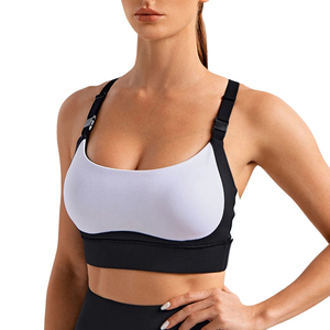 Women Seamless Athletic Sports <b>Bra</b> Comfortable <b>Stretch</b> Fabric Supportive Activewear Running Fitness Gym Training Top - Product Image 5