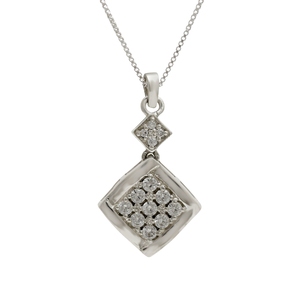 Ensemble collier et boucles d'oreilles en argent 925 avec étoile de lune et zircon cubique, ensemble de bijoux classique pour femmes, serti pavé, cadeau de mariage - Product Image 4