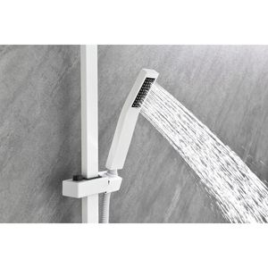 Wall-Mounted Waterfall <b>Shower</b> System with Hand <b>Shower</b> & Sliding <b>Bar</b> for Enhancing Your <b>Shower</b> Experience - Product Image 4