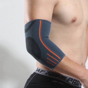 Manchon de compression pour coude, respirant, en Spandex, à enfiler, unisexe, pour la musculation, adultes, toutes saisons - Product Image 1