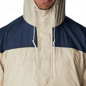 Half <b>Zipper</b> <b>Jacket</b> Casual Outdoor Coat Men Half Zip Windbreaker <b>Jacket</b> Waterproof Lightweight - Product Image 2