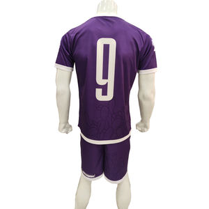 Ensembles d'uniformes de football en gros, maillots de football personnalisés, respirants, anti-UV, grandes tailles, pour équipes sportives - Product Image 5