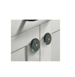 Poignées de tiroir modernes pour meubles de cuisine, armoires et commodes – Boutons de meuble en marbre blanc de bonne qualité – Meilleur prix - Product Image 1