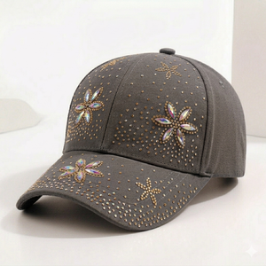 Holographic Patent Leather Baseball Caps Glitter Metallic Holographic Rainbow Reflective Hip Hop Adjustable Strapback Hat - Product Image 1