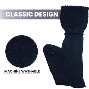 Nouvelles chaussettes de kilt style Piper lavables en machine, les meilleures chaussettes de kilt écossais, chaussettes longues en mélange de laine, ajustement confortable, qualité supérieure - Product Image 2