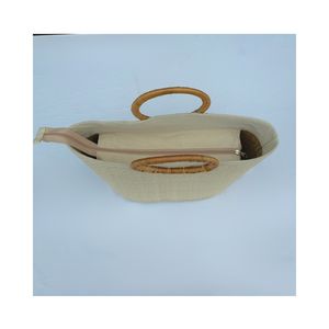 Bolso Rectangular de Bambú Hecho a Mano Ecológico, Ligero y Duradero con Cierre de Cremallera, Capacidad de 3L+ para Viajes y Uso Diario - Product Image 5