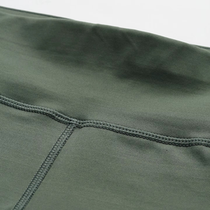 Legging décontracté d'été pour femme 2025, respirant, uni, en tissu tissé, avec coutures, en Spandex/Polyester, faible MOQ - Product Image 6