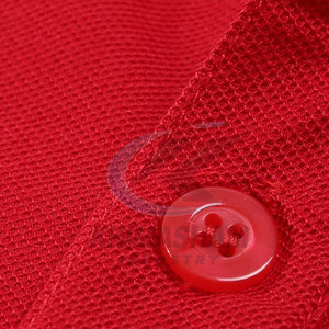 Solid Color Men's Plus Size for Shirt Knitted Breathable Short Sleeve Polyester/Cotton Summer Wear Customized Color Logo High - Product Image 5