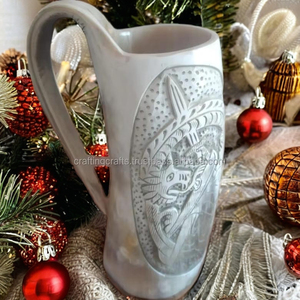Cuerno Vikingo Natural para Beber Cerveza y Vino, Taza de Cuerno para Uso en Mesa de Hotel, Taza de Cuerno 100% Natural, Producto Hecho a Mano en Venta - Product Image 6