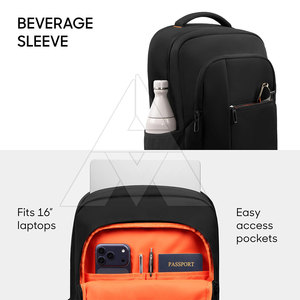 Comfortable Black Color <b>Laptop</b> & Business <b>Backpack</b> Waterproof Adults <b>Laptop</b> & Business <b>Backpack</b> - Product Image 4