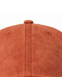 Casquette de baseball en coton délavé orange rouille, unie, ajustable, unisexe, décontractée, respirante, confortable, qualité supérieure - Product Image 5