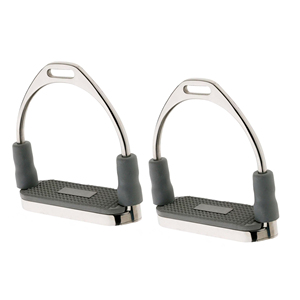 อานม้าสแตนเลสแบบใหม่ล่าสุด พร้อมวงแหวนยางและดีไซน์นิรภัยรูปนกยูงหลากสี - Product Image 2