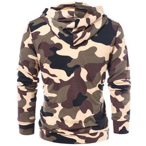 Men's Customized High Quality Camouflage Designed <b>Hoodies</b> for Men 100% Cotton for Sale - Product Image 3