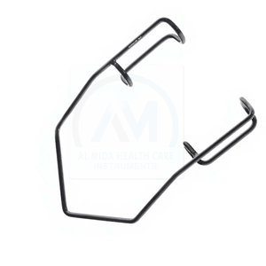 Spéculum ophtalmique professionnel AL MIDA certifié CE Classe II en acier inoxydable, à prise facile pour la chirurgie oculaire - Product Image 4