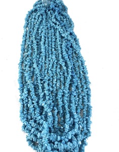 Pépites de turquoise naturelle brutes non taillées, perles de pierres précieuses en vrac |   Perles de turquoise en vrac pour la fabrication de bijoux - Product Image 1